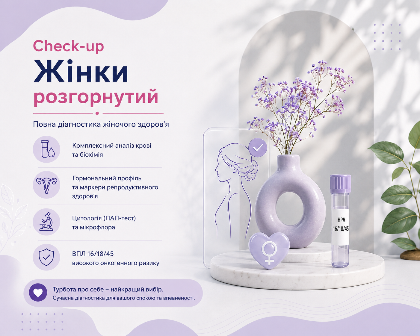 Check up Жінки - розгорнутий