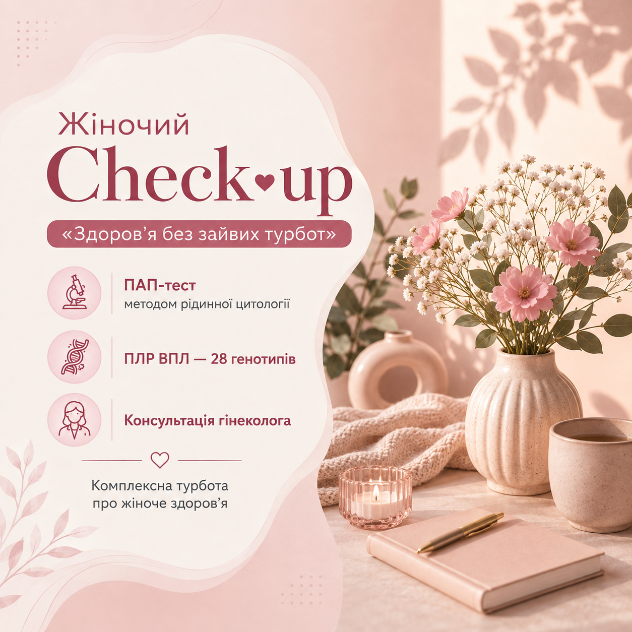 Жіночий Check-up «Здоров’я без зайвих турбот»